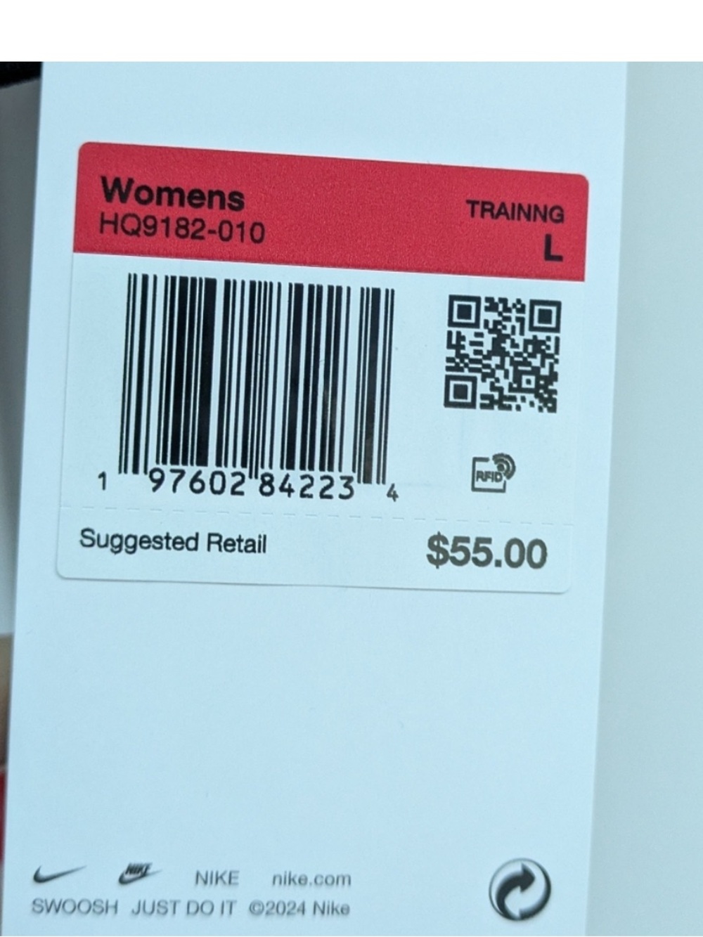 Nike Zenvy Black Asymmetrical Women's Light-Support Padded Sports Bra, NWT - Picture 5 of 8